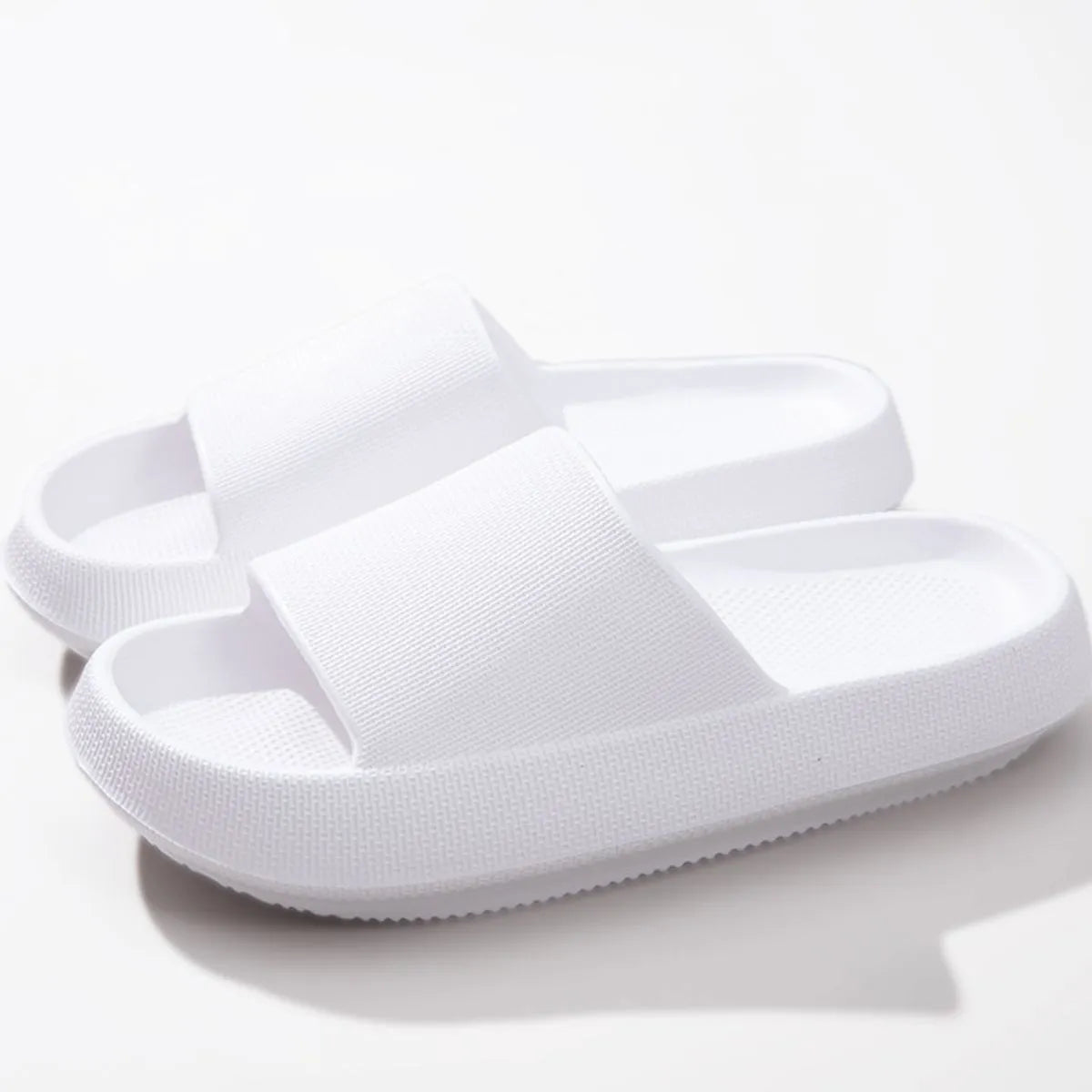 Open Toe Platform Slippers - Fashorio