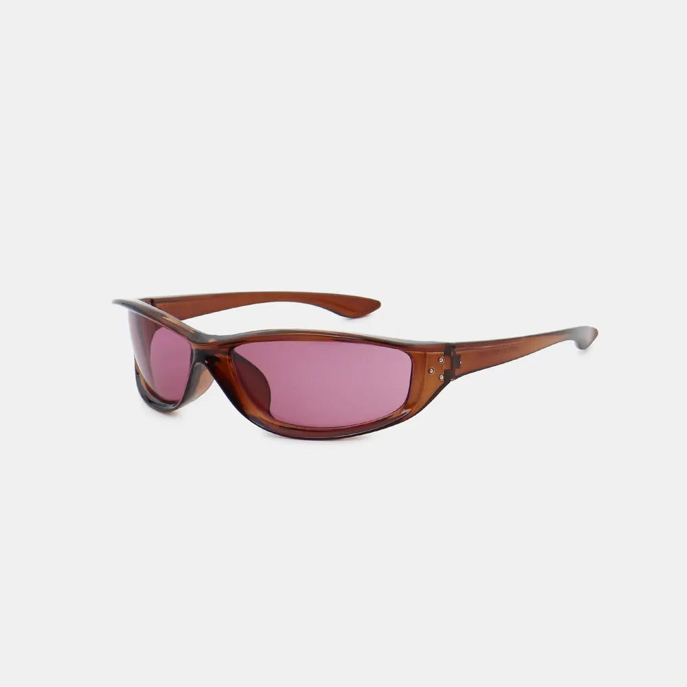 Polycarbonate Frame Rectangle Sunglasses - Fashorio