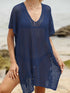 Side Tied V-Neck Cover-Up - Fashorio