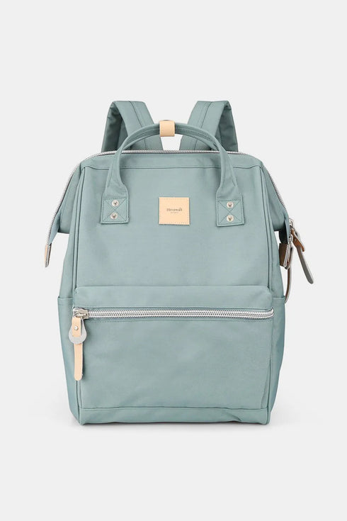 Himawari Water Resistant Canvas Backpack Bag with Side Pockets Teal One Size - Fashorio