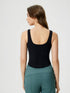 Millennia Round Neck Wide Strap Active Tank with Detachable Chest Pads - Fashorio