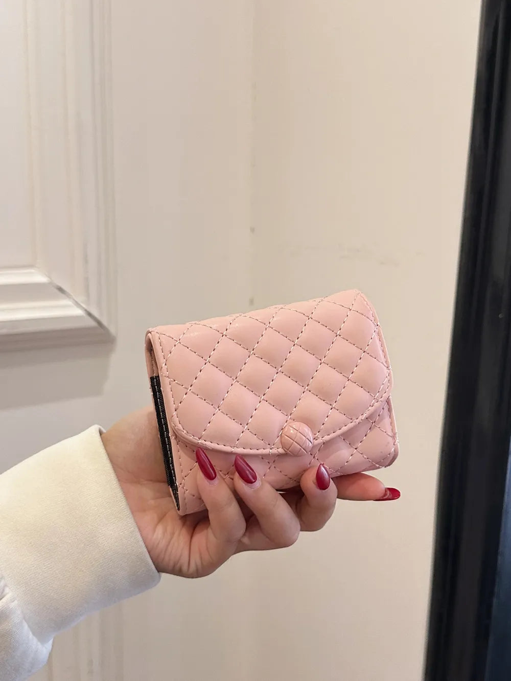 PU Leather Solid Color Wallet - Fashorio