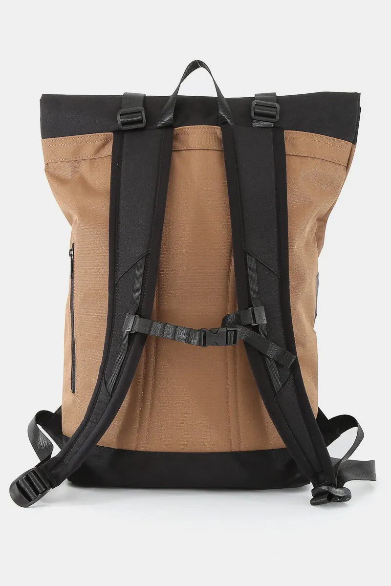 Himawari Contrast Waterproof Canvas Backpack Bag - Fashorio