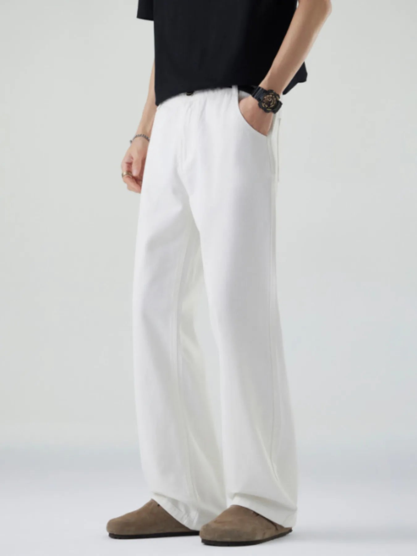 Men's Relaxed Fit Straight Leg Jeans - Fashorio