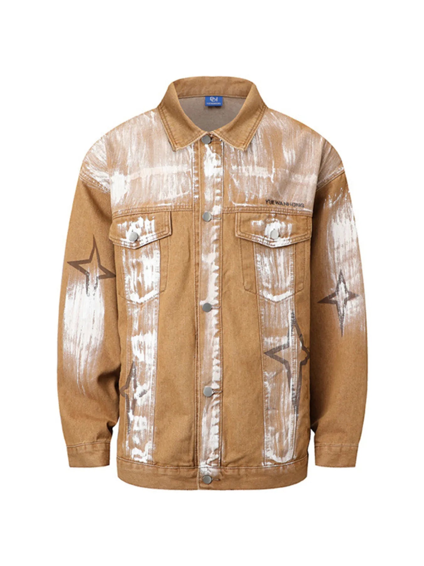 Men's Button Up Long Sleeve Denim Jacket Sunflower - Fashorio