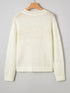 BEACH Hollow Out Knitted Lightweight Dolman Sweater - Fashorio
