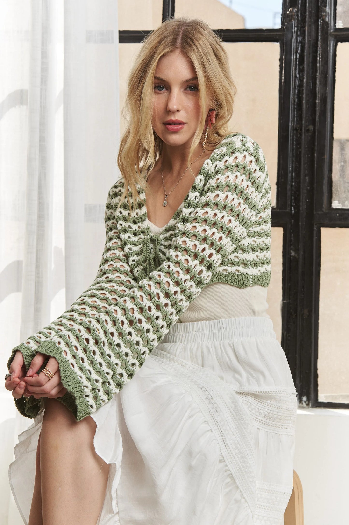 ADORA Long Sleeves Sweater Top - Fashorio