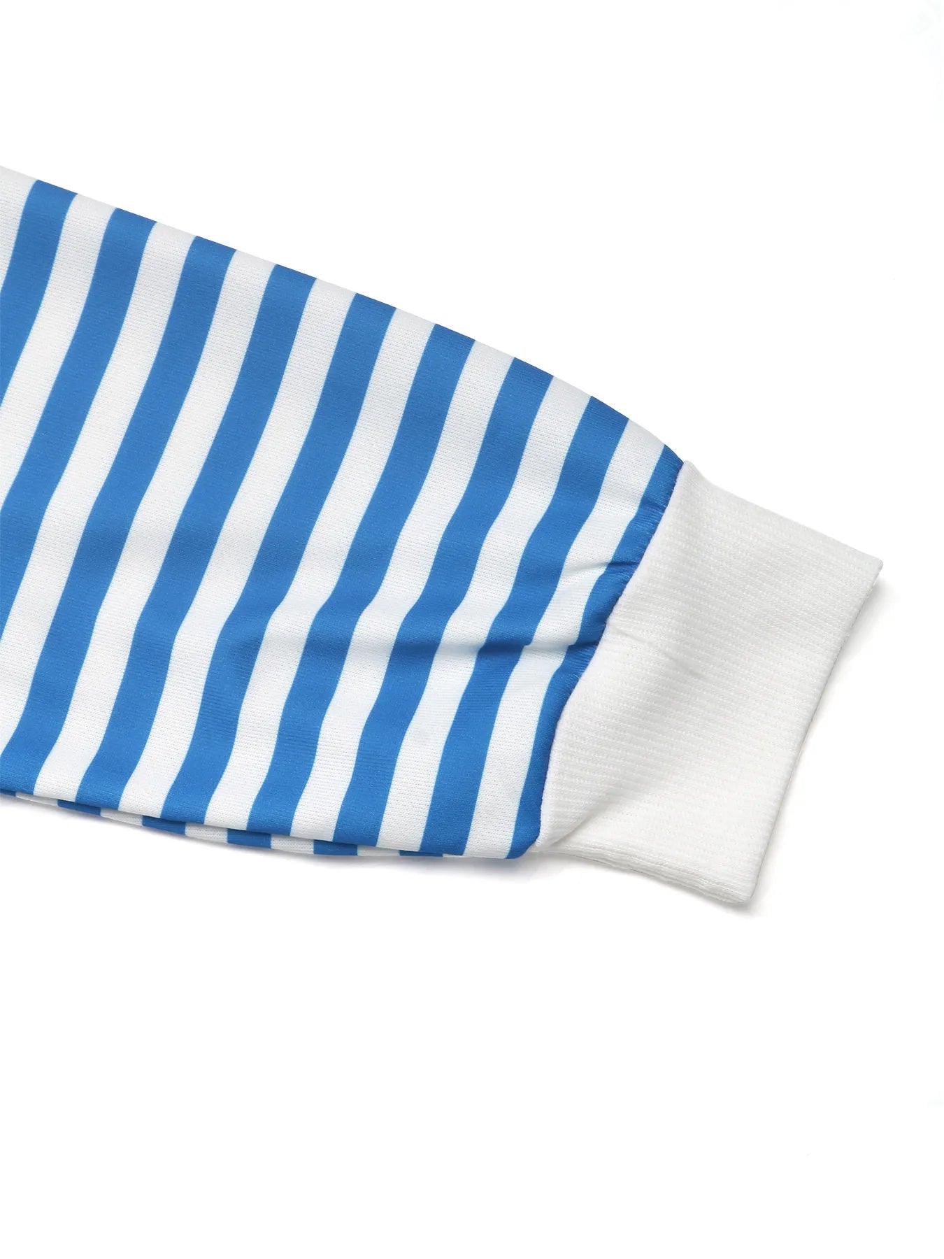Striped Quarter Zip Long Sleeve Hoodie - Fashorio