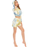 Tie-Dye Drawstring Hooded Top and Shorts Set - Fashorio