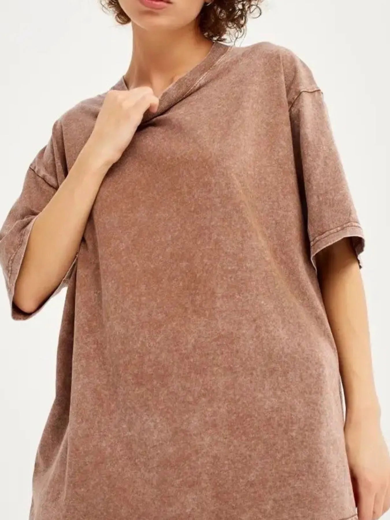 Round Neck Short Sleeve T-Shirt - Fashorio