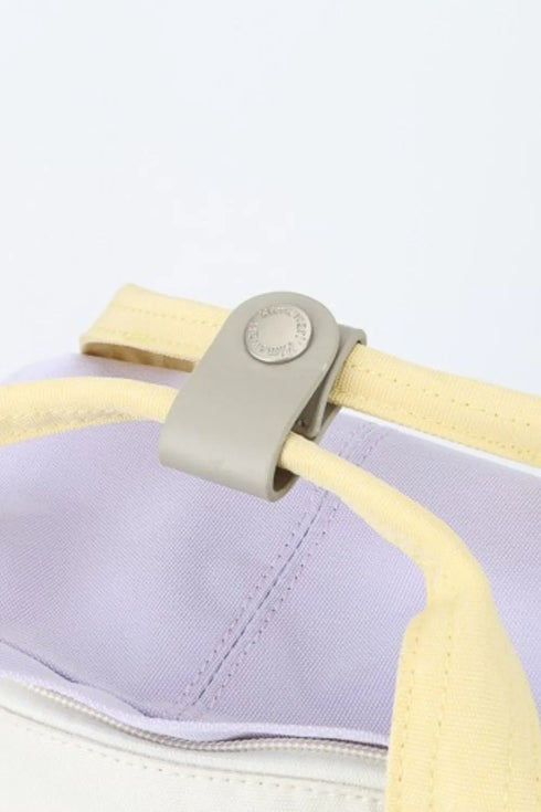 Himawari Contrast Water and Scratch-Resistant Nylon Backpack Bag - Fashorio