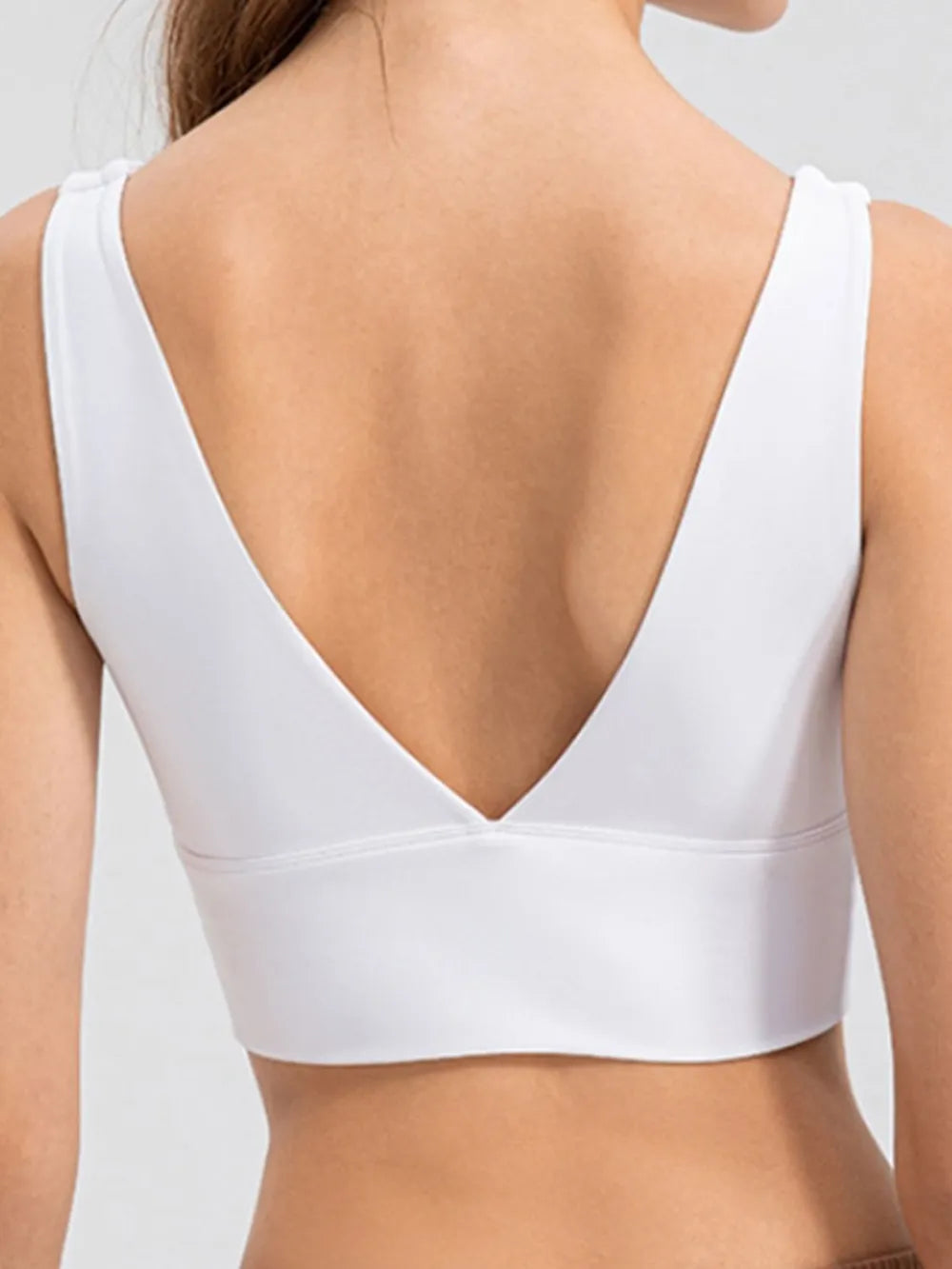 Scoop Neck Wide Strap Active Tank - Fashorio