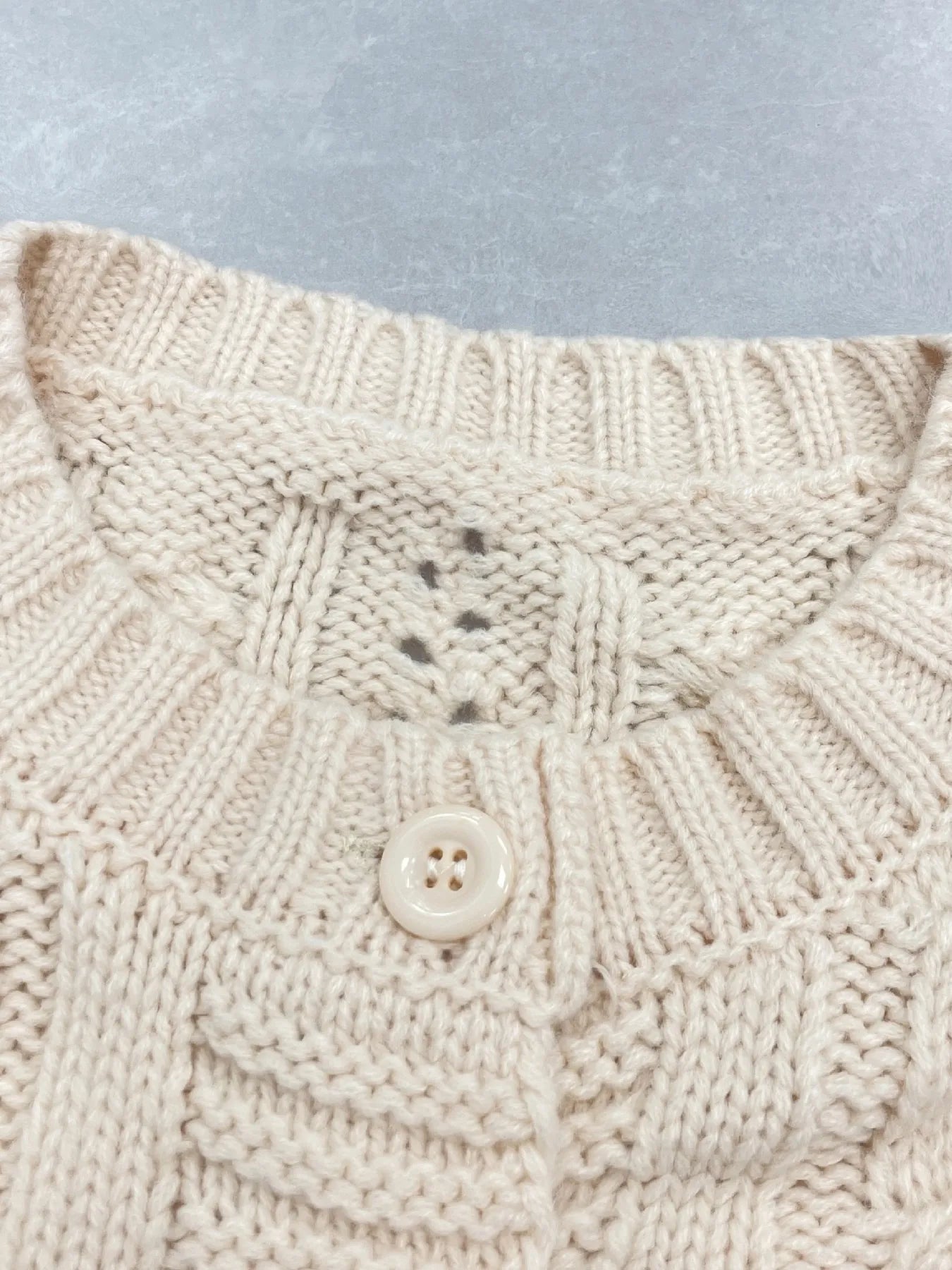 Cable Knit Belted Cardigan with Button Front - Fashorio