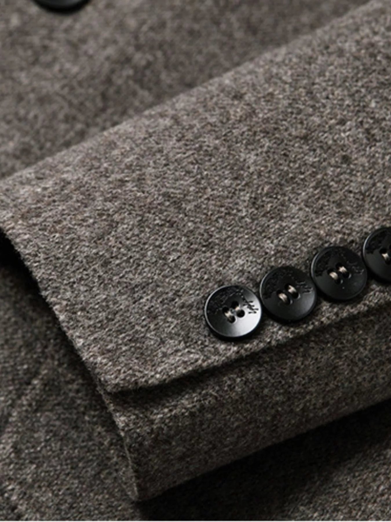 Men's Plus Size One Button Long Sleeve Blazer - Fashorio