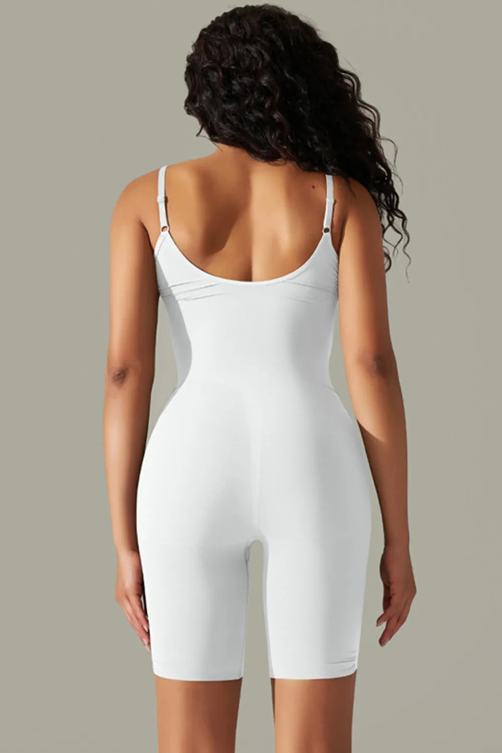 Spaghetti Strap Active Romper - Fashorio