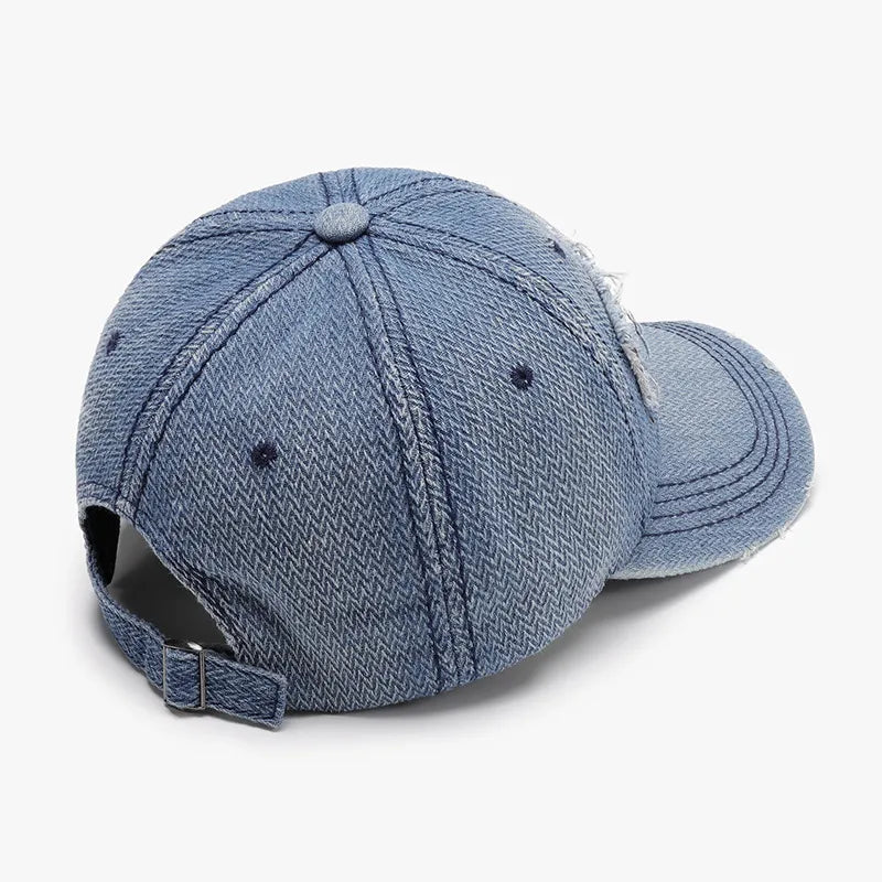 Letter Adjustable Cotton Baseball Cap - Fashorio