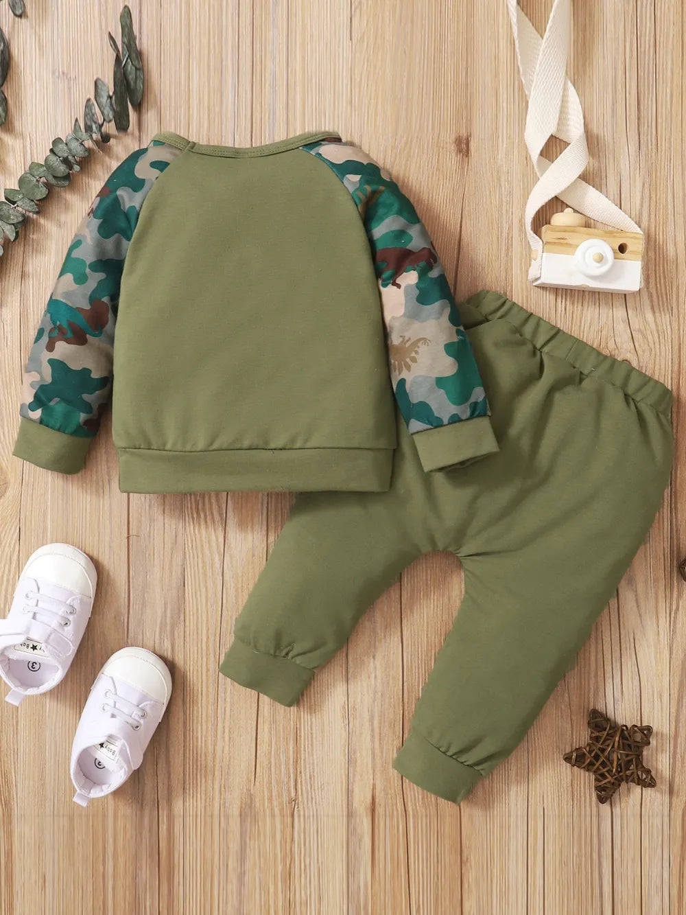Children's Camouflage Top and Pants Set - Fashorio