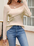 Asymmetrical One Shoulder Knit Top - Fashorio