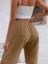 Casual Drawstring Wide Leg Shorts - Fashorio