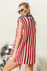 BiBi American Flag Fringe Edged Sweater Vest - Fashorio