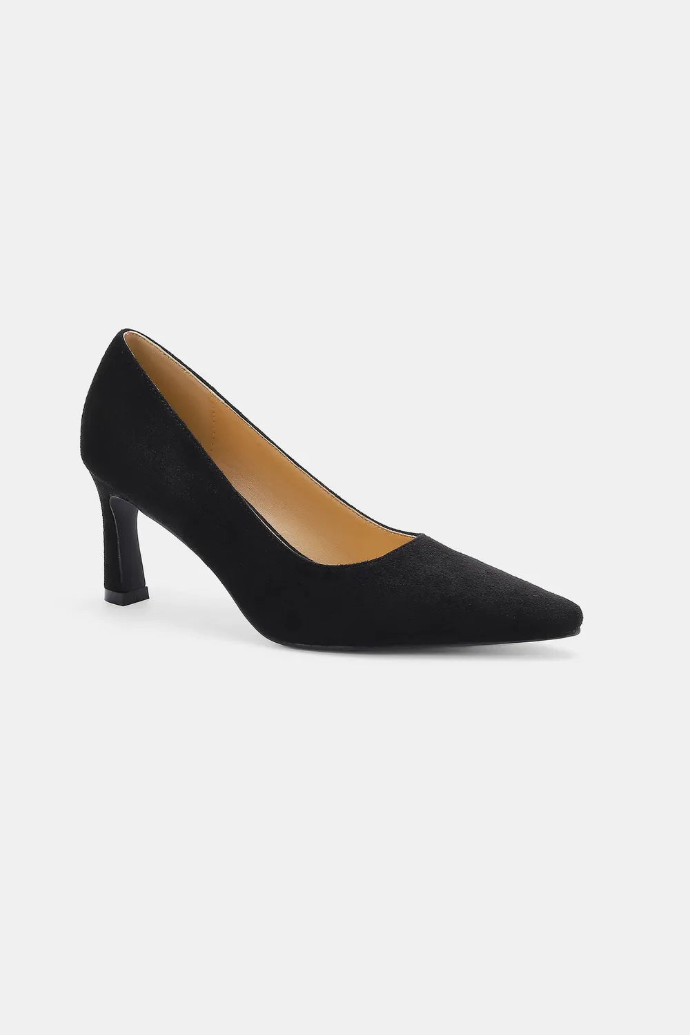 Beast Fashion Faux Suede Point Toe Pumps - Fashorio