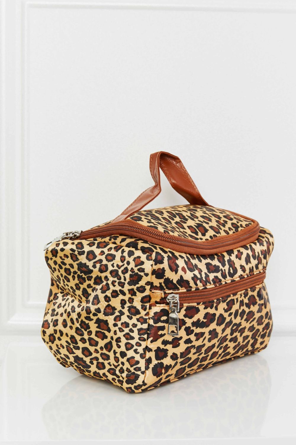 Printed Makeup Bag with Strap - Fashorio