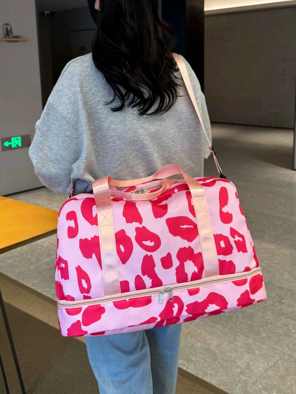Oxford Cloth Leopard Travel Bag - Fashorio