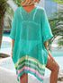 Crochet V-Neck Cover-Up Dress - Fashorio