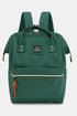 Himawari Waterproof Canvas Backpack Bag with Side Pockets Green One Size - Fashorio