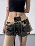 Camouflage Drawstring Shorts - Fashorio