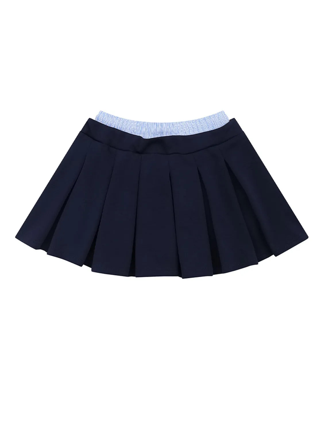 Drawstring Pleated Mini Skirt - Fashorio