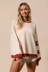 BiBi French Terry Top With Patch Detail Sweatshirt - Fashorio