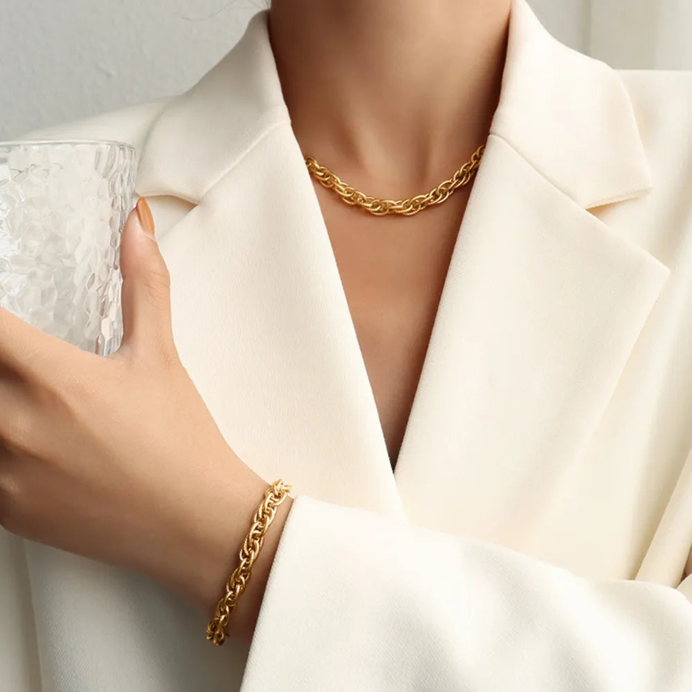 Titanium Steel Chain Bracelet - Fashorio