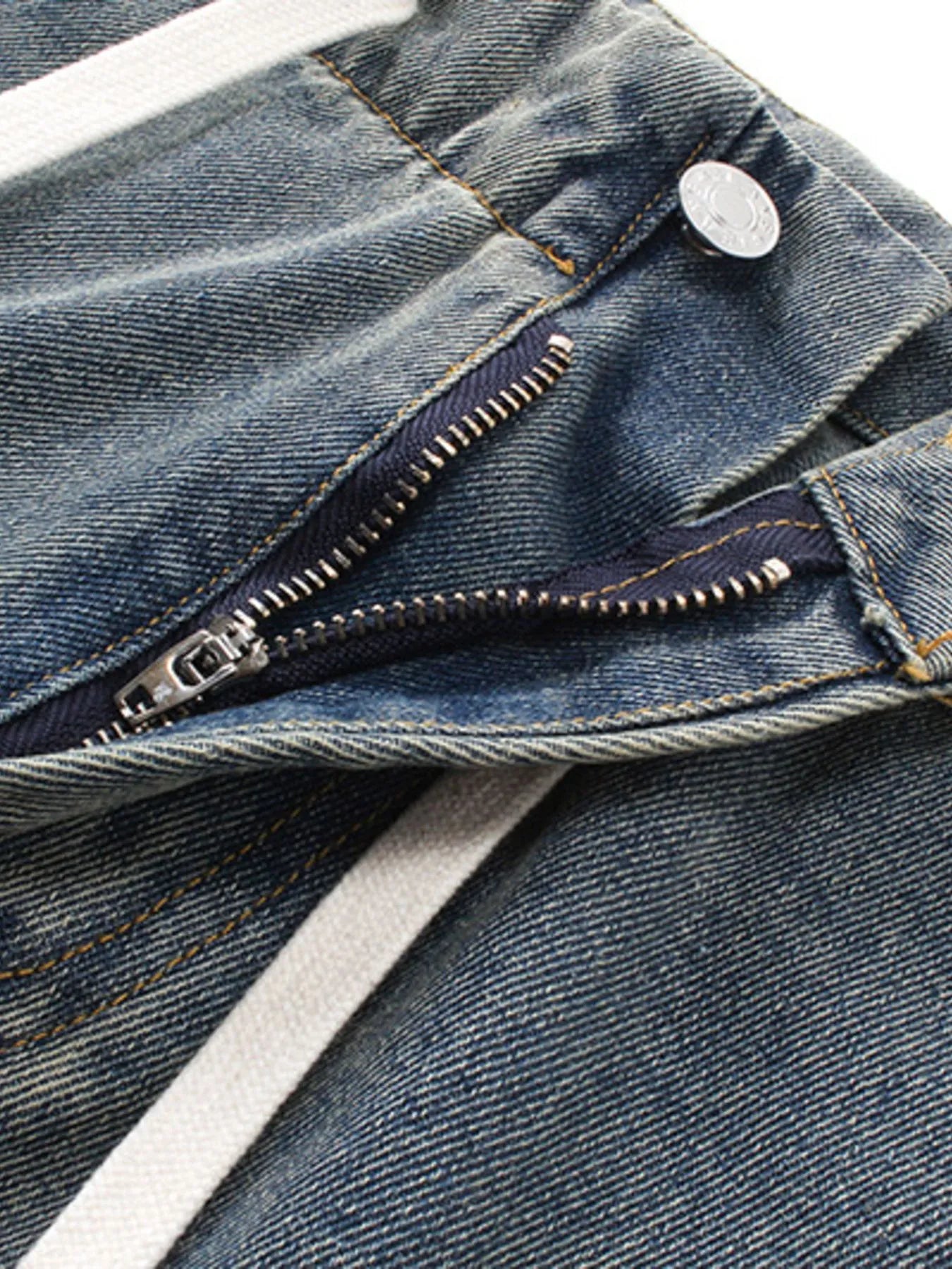 Men's Washed Loose Fit Cargo Denim Shorts - Fashorio