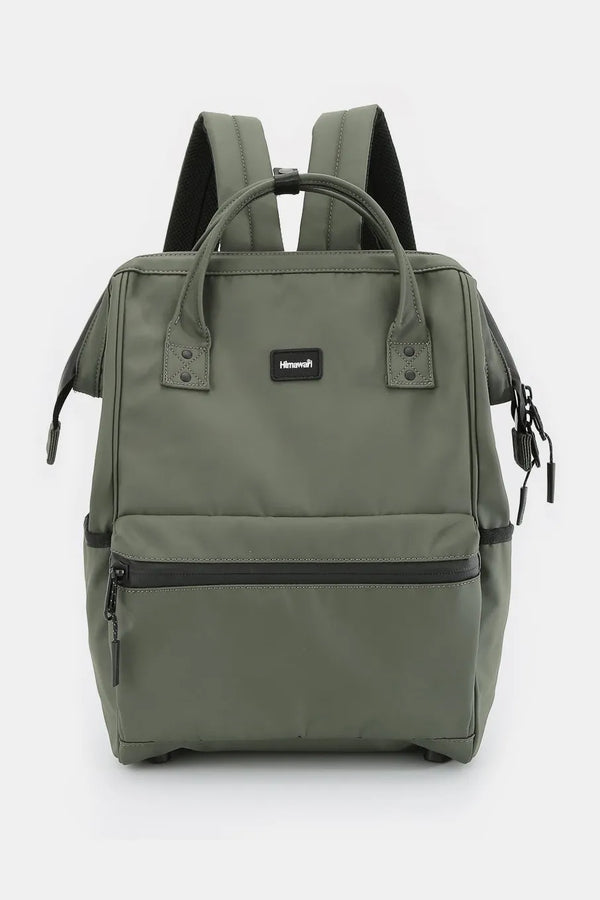 Himawari Waterproof Backpack Bag with External USB Port Green One Size - Fashorio