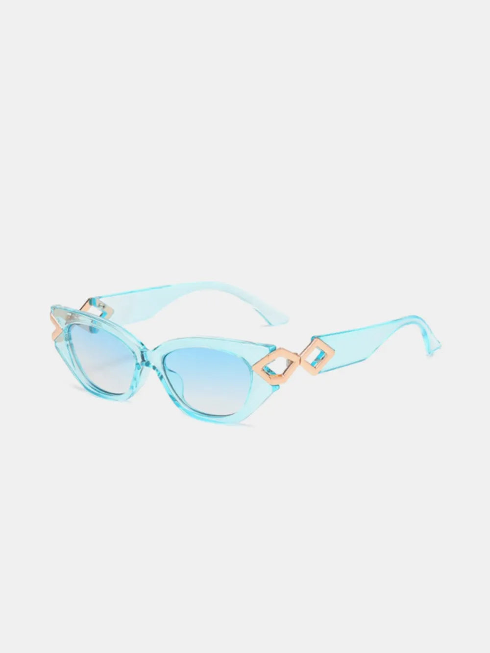 Polycarbonate Frame Cat-Eye Sunglasses - Fashorio