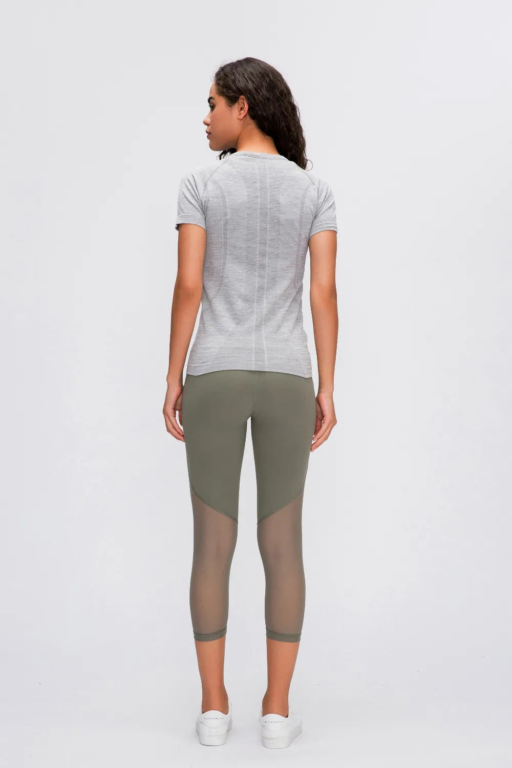 Millennia Round Neck Short Sleeve Active T-Shirt - Fashorio