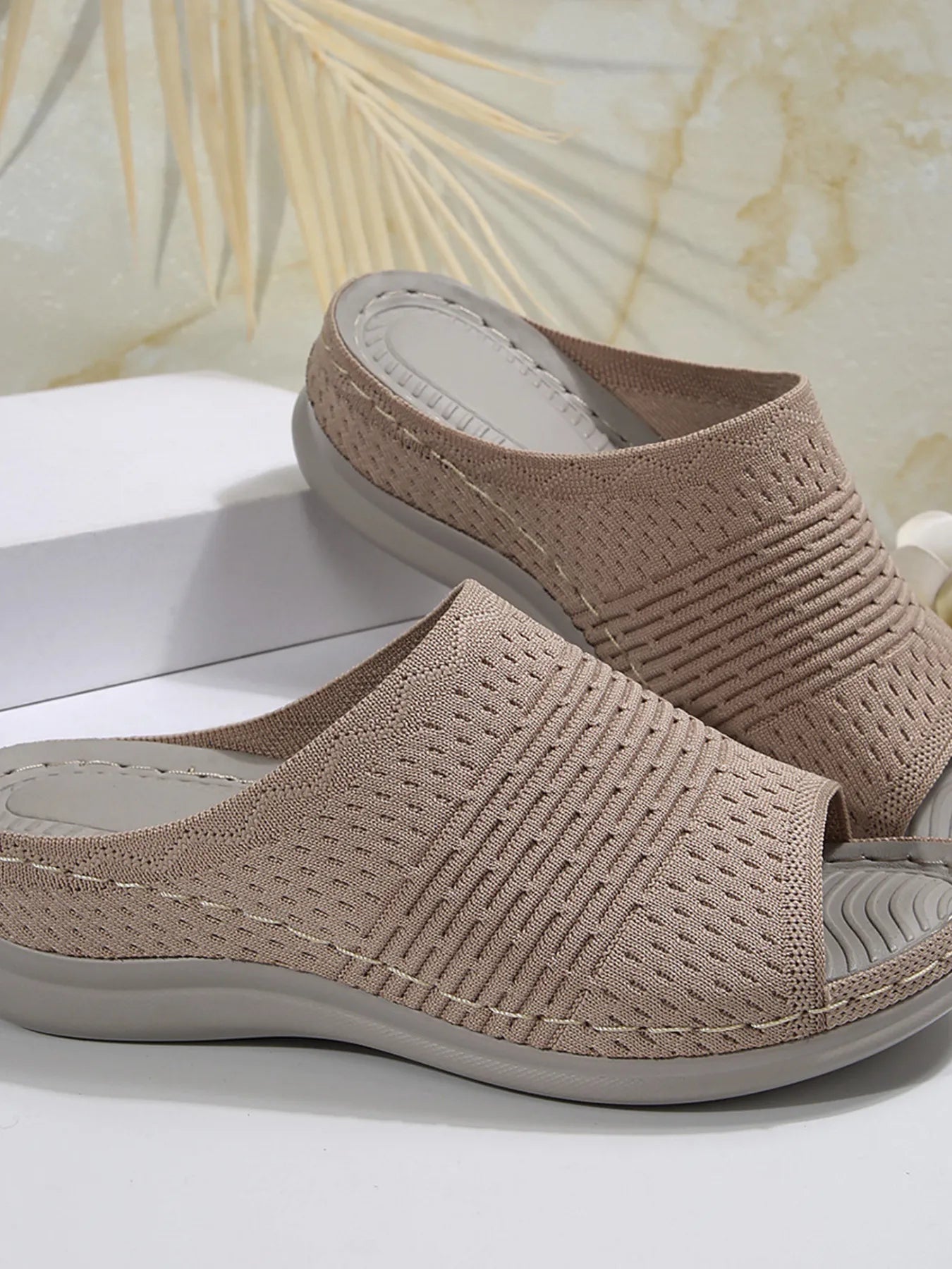 Mesh Open Toe Sandals - Fashorio