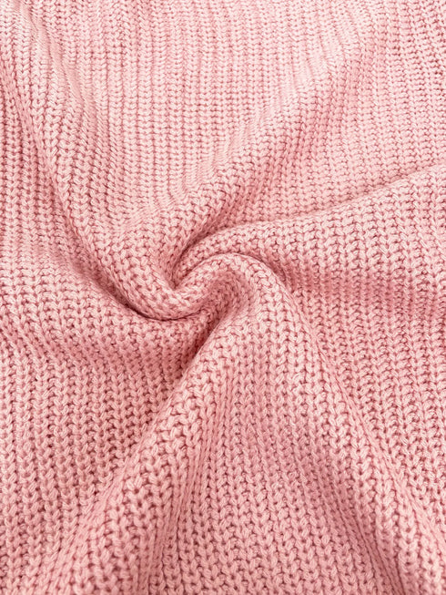 One-Shoulder Ribbed Knit Top with Relaxed Fit - Fashorio