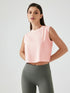Millennia Round Neck Cropped Active Tank - Fashorio