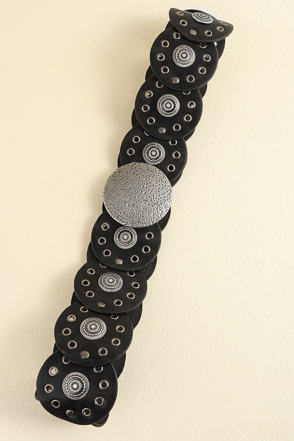 Round Shape PU Leather Belt - Fashorio
