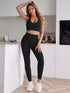 Sport Tank and Leggings Set Black - Fashorio