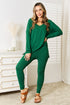 Zenana Lazy Days Full Size Long Sleeve Top and Leggings Set - Fashorio