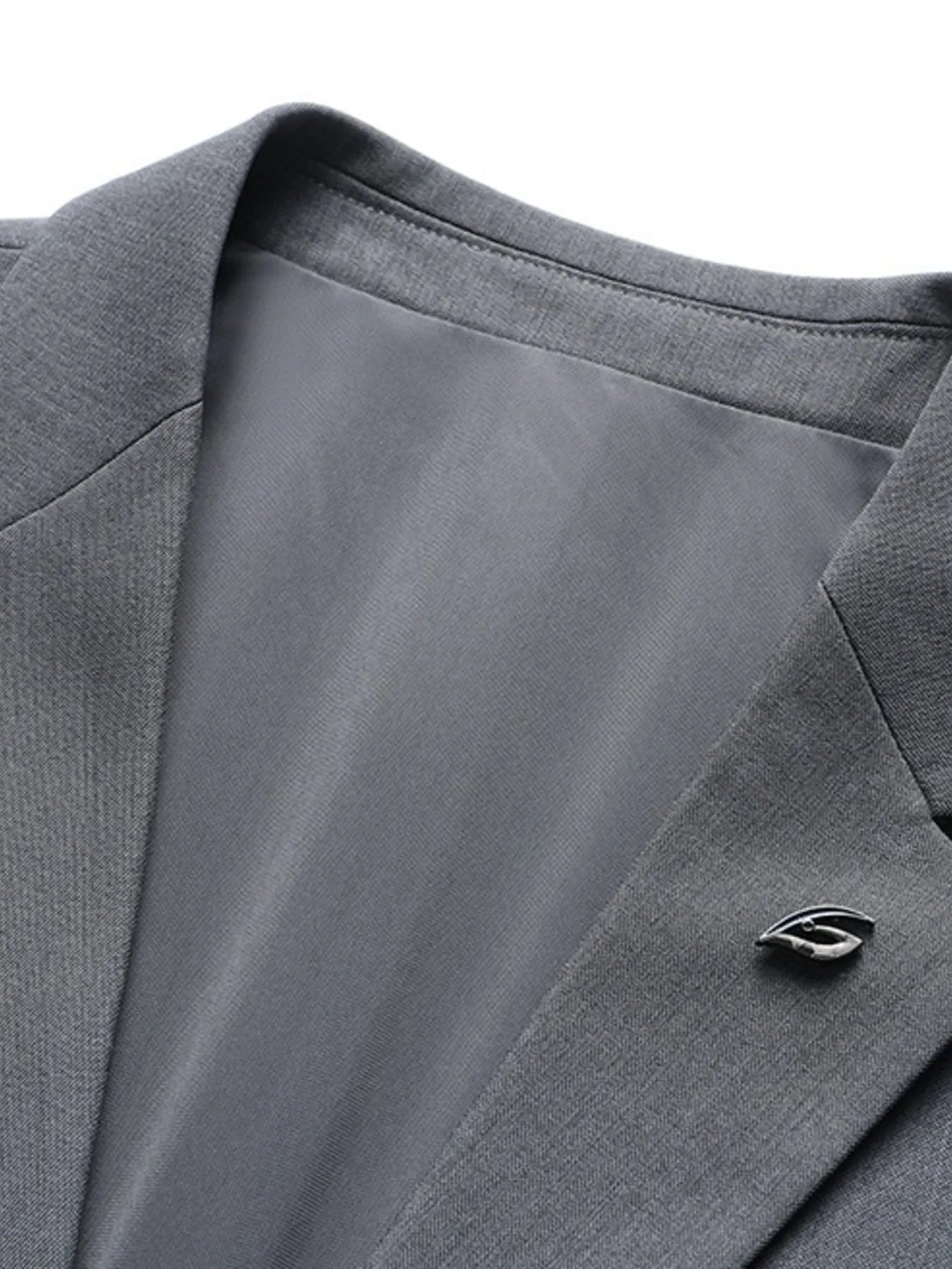 Men's Lapel Collar Long Sleeve Blazer - Fashorio