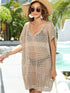 Crochet Knit Beach Cover Up Dress - Fashorio