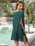 Crochet Trim Beach Cover Up Dress - Fashorio