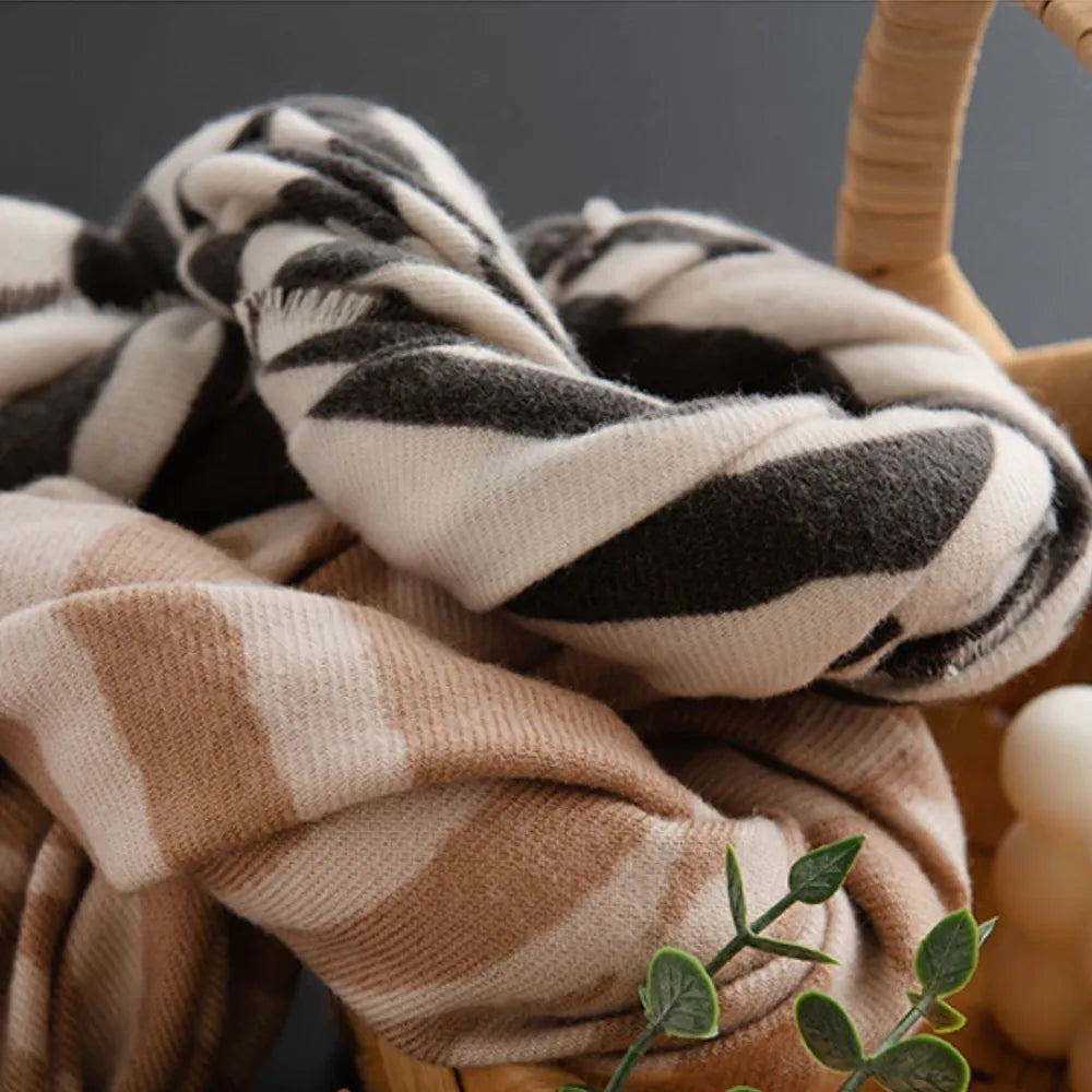 Animal Print Polyester Scarf - Fashorio