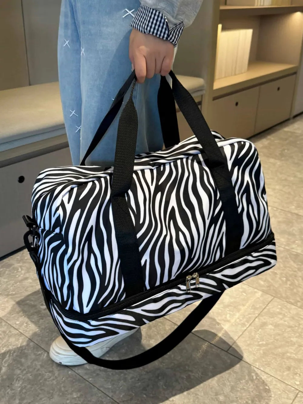 Oxford Cloth Leopard Travel Bag - Fashorio