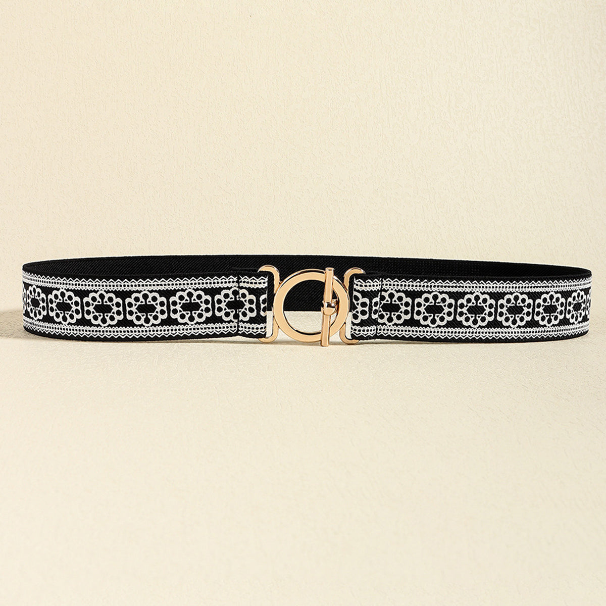 Toggle Clasp Elastic Belt - Fashorio