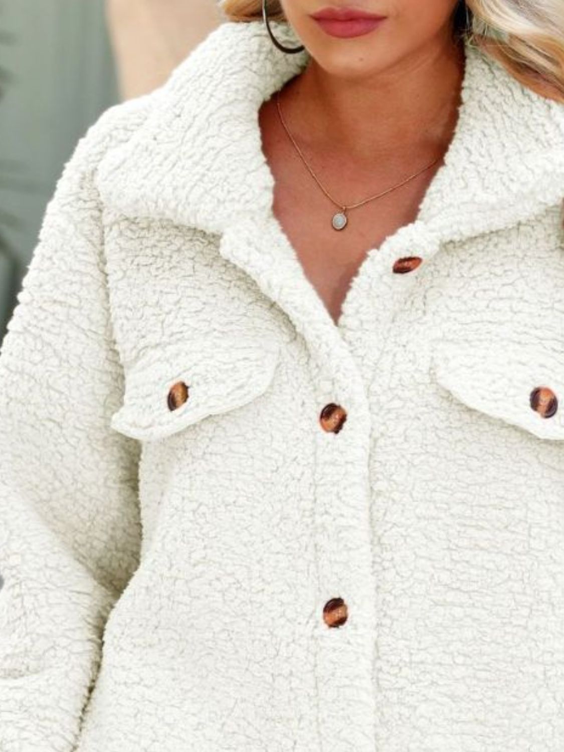 Button Down Collared Coat - Fashorio